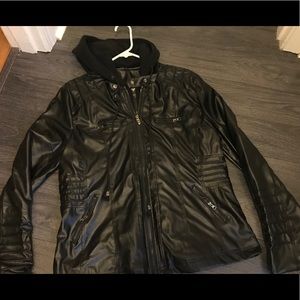 Black Faux Leather Jacket